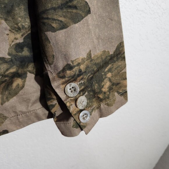 CJ Breeze Jacket Womens Large Camouflage Floral Button-Up - Picture 5 of 14